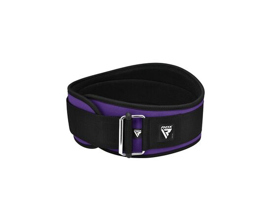 Атлетический пояс RDX RX3 EVA Curve неопреновий Purpel S (WBE-RX3PR-S), изображение 2 Атлетический пояс RDX RX3 EVA Curve неопреновий Purpel S (WBE-RX3PR-S), изображение 2