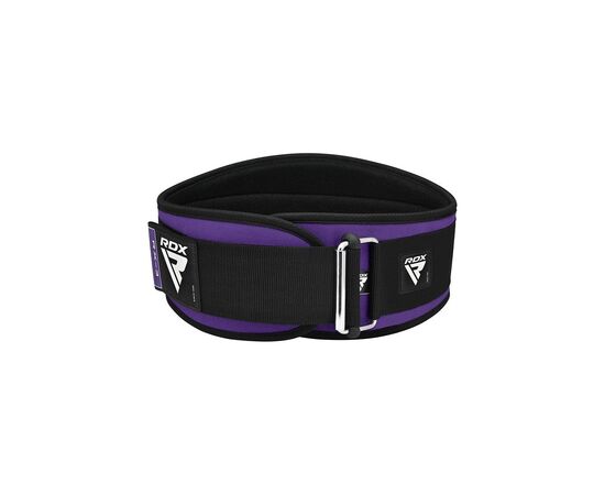 Атлетический пояс RDX RX3 EVA Curve неопреновий Purpel S (WBE-RX3PR-S), изображение 3 Атлетический пояс RDX RX3 EVA Curve неопреновий Purpel S (WBE-RX3PR-S), изображение 3