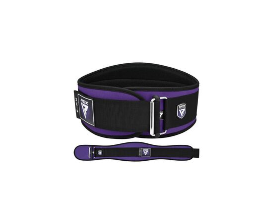 Атлетический пояс RDX RX3 EVA Curve неопреновий Purpel S (WBE-RX3PR-S)