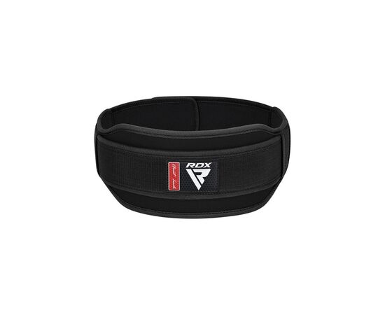 Атлетический пояс RDX RX5 Double Belt неопреновий Black S (WBD-RX5B-S), изображение 9