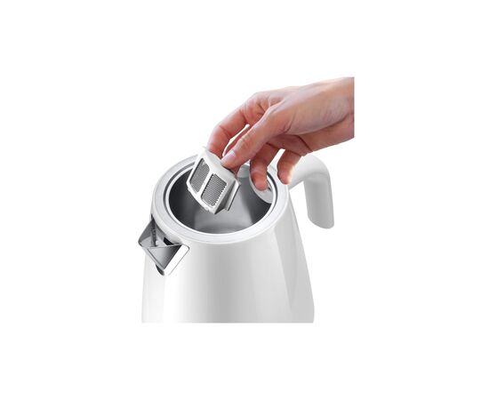 Электрочайник DeLonghi KBY 2011 W (KBY2011W), изображение 3 Электрочайник DeLonghi KBY 2011 W (KBY2011W), изображение 3