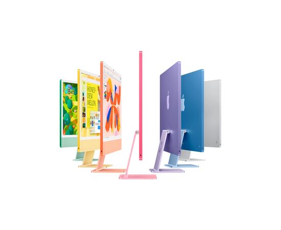 Компьютер Apple 24" iMac Retina 4.5K / Apple M4 (10-c/CPU, 10-c/GPU), 16, 512, Blue (MWV33UA/A), изображение 4 Компьютер Apple 24" iMac Retina 4.5K / Apple M4 (10-c/CPU, 10-c/GPU), 16, 512, Blue (MWV33UA/A), изображение 4