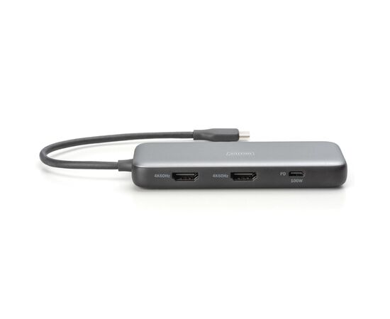 Порт-реплікатор Digitus USB-C > 2xHDMI/2xUSB-A/USB-C/SD/MicroSD/RJ54 (DA-70915), зображення 3 Порт-реплікатор Digitus USB-C > 2xHDMI/2xUSB-A/USB-C/SD/MicroSD/RJ54 (DA-70915), зображення 3