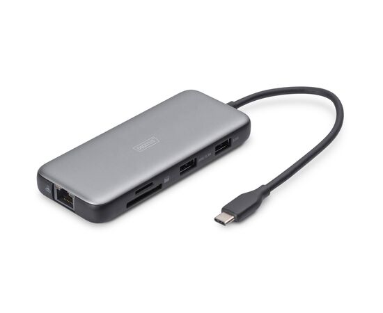 Порт-реплікатор Digitus USB-C > 2xHDMI/2xUSB-A/USB-C/SD/MicroSD/RJ54 (DA-70915), зображення 5 Порт-реплікатор Digitus USB-C > 2xHDMI/2xUSB-A/USB-C/SD/MicroSD/RJ54 (DA-70915), зображення 5