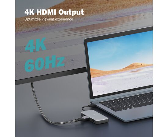 Порт-реплікатор Digitus USB-C > HDMI/2xUSB-A/USB-C/SD/MicroSD/RJ54 (DA-70914), зображення 10 Порт-реплікатор Digitus USB-C > HDMI/2xUSB-A/USB-C/SD/MicroSD/RJ54 (DA-70914), зображення 10