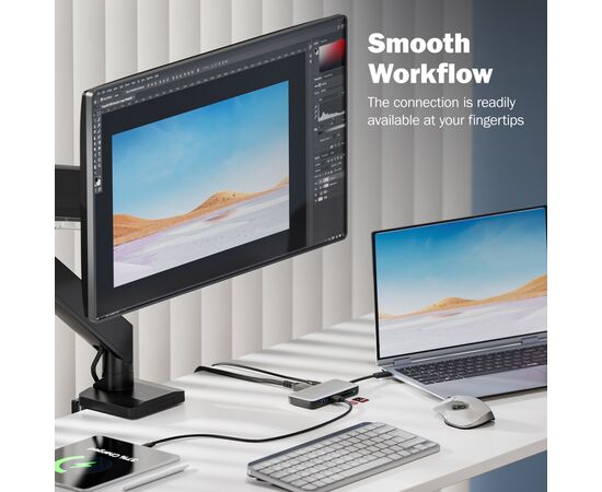 Порт-реплікатор Digitus USB-C > HDMI/2xUSB-A/USB-C/SD/MicroSD/RJ54 (DA-70914), зображення 11 Порт-реплікатор Digitus USB-C > HDMI/2xUSB-A/USB-C/SD/MicroSD/RJ54 (DA-70914), зображення 11