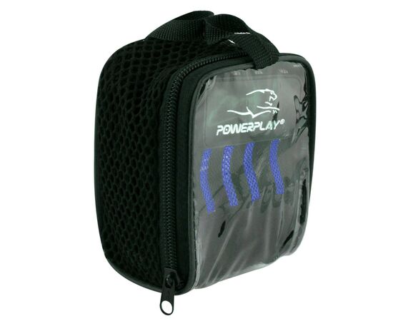 Бинт для спорта PowerPlay 3081 Gym WristT Wraps Чорно-Сині (PP_3081_Blue), изображение 6