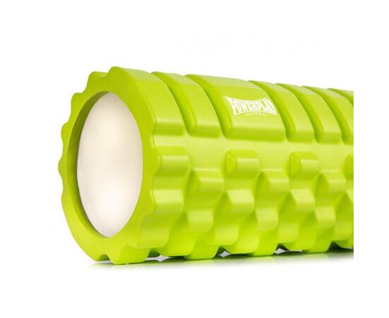 Масажный ролик PowerPlay 4025 Massage Roller 33x14см Зелений (PP_4025_Green), изображение 2 Масажный ролик PowerPlay 4025 Massage Roller 33x14см Зелений (PP_4025_Green), изображение 2