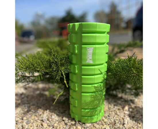 Масажный ролик PowerPlay 4025 Massage Roller 33x14см Зелений (PP_4025_Green), изображение 4 Масажный ролик PowerPlay 4025 Massage Roller 33x14см Зелений (PP_4025_Green), изображение 4