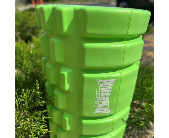 Масажный ролик PowerPlay 4025 Massage Roller 33x14см Зелений (PP_4025_Green), изображение 5 Масажный ролик PowerPlay 4025 Massage Roller 33x14см Зелений (PP_4025_Green), изображение 5