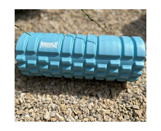 Масажный ролик PowerPlay 4025 Massage Roller 33x14см Синій (PP_4025_Blue), изображение 5 Масажный ролик PowerPlay 4025 Massage Roller 33x14см Синій (PP_4025_Blue), изображение 5