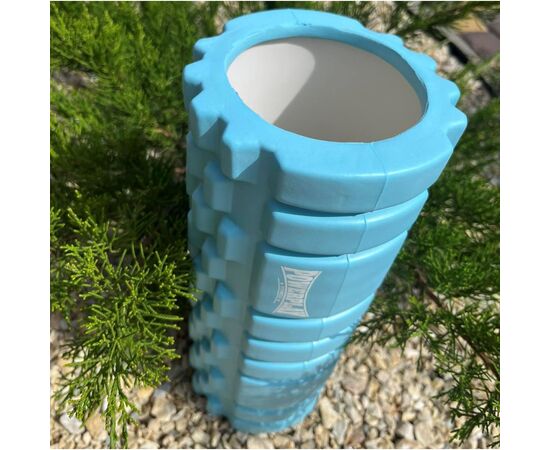 Масажный ролик PowerPlay 4025 Massage Roller 33x14см Синій (PP_4025_Blue), изображение 6 Масажный ролик PowerPlay 4025 Massage Roller 33x14см Синій (PP_4025_Blue), изображение 6