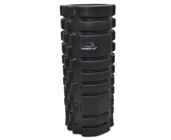 Масажный ролик PowerPlay 4025 Massage Roller 33x14см Чорний (PP_4025_Black), изображение 3 Масажный ролик PowerPlay 4025 Massage Roller 33x14см Чорний (PP_4025_Black), изображение 3