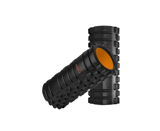 Масажный ролик PowerPlay 4025 Massage Roller 33x14см Чорний (PP_4025_Black)
