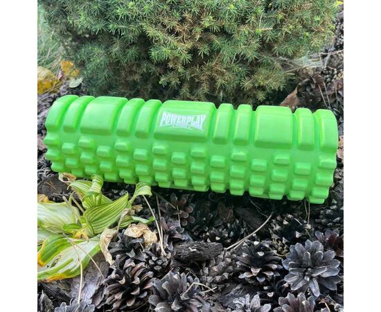 Масажный ролик PowerPlay 4342 Massage Roller 30x10см Зелений (PP_4342_Green), изображение 3