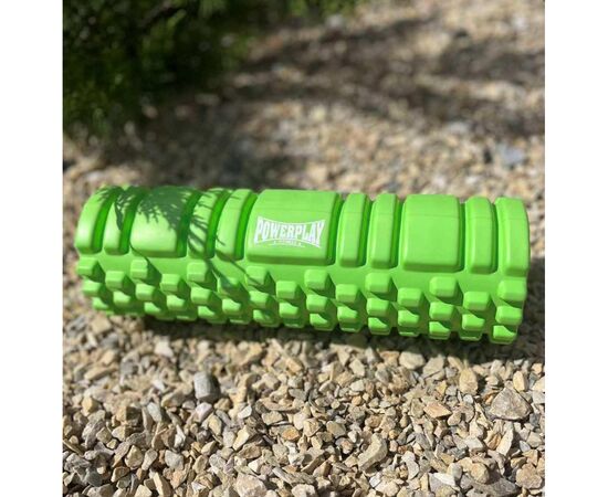 Масажный ролик PowerPlay 4342 Massage Roller 30x10см Зелений (PP_4342_Green), изображение 4