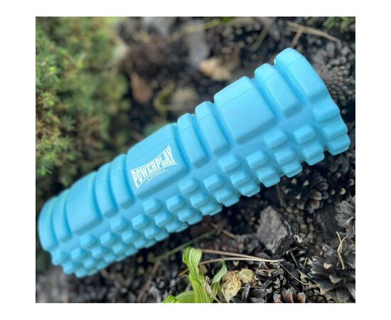 Масажный ролик PowerPlay 4342 Massage Roller 30x10см Синій (PP_4342_Blue), изображение 3 Масажный ролик PowerPlay 4342 Massage Roller 30x10см Синій (PP_4342_Blue), изображение 3