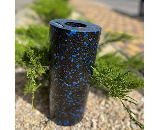 Масажный ролик PowerPlay PP-4347 EPP Foam Roller 33x14см Чорно/Синій (PP_4347_Blue_(33*14)), изображение 4 Масажный ролик PowerPlay PP-4347 EPP Foam Roller 33x14см Чорно/Синій (PP_4347_Blue_(33*14)), изображение 4