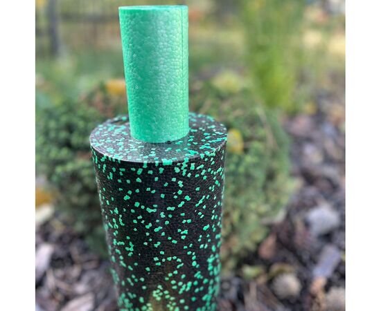 Масажный ролик PowerPlay PP-4348 2 in 1 EPP Foam Roller 33x14см Чорно/Зелений (PP_4348_Green_(33*14)), изображение 8 Масажный ролик PowerPlay PP-4348 2 in 1 EPP Foam Roller 33x14см Чорно/Зелений (PP_4348_Green_(33*14)), изображение 8