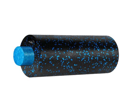 Масажный ролик PowerPlay PP-4348 2 in 1 EPP Foam Roller 33x14см Чорно/Синій (PP_4348_Blue_(33*14)), изображение 2 Масажный ролик PowerPlay PP-4348 2 in 1 EPP Foam Roller 33x14см Чорно/Синій (PP_4348_Blue_(33*14)), изображение 2
