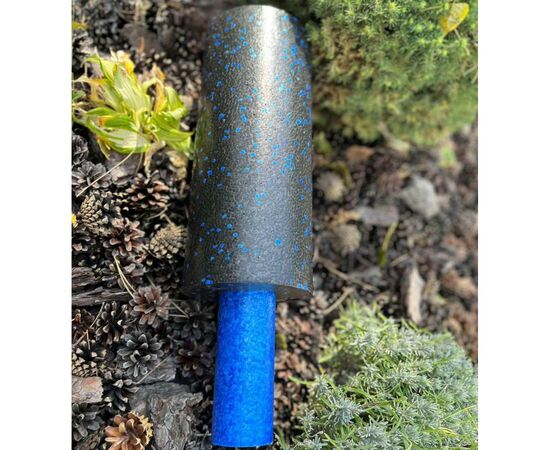 Масажный ролик PowerPlay PP-4348 2 in 1 EPP Foam Roller 33x14см Чорно/Синій (PP_4348_Blue_(33*14)), изображение 7 Масажный ролик PowerPlay PP-4348 2 in 1 EPP Foam Roller 33x14см Чорно/Синій (PP_4348_Blue_(33*14)), изображение 7