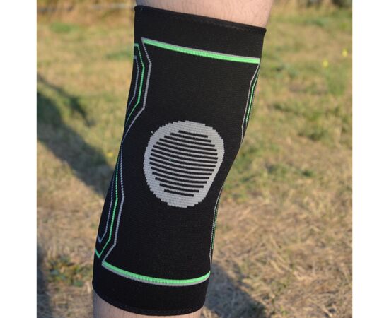 Фиксатор колена PowerPlay PP-4099 Knee SupportЧорно/Зелені L/XL (PP_4099_L/XL_Bl/Green), изображение 10 Фиксатор колена PowerPlay PP-4099 Knee SupportЧорно/Зелені L/XL (PP_4099_L/XL_Bl/Green), изображение 10