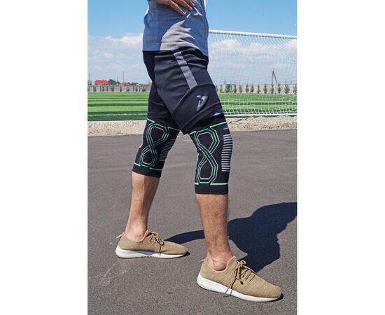 Фиксатор колена PowerPlay PP-4099 Knee SupportЧорно/Зелені L/XL (PP_4099_L/XL_Bl/Green), изображение 4 Фиксатор колена PowerPlay PP-4099 Knee SupportЧорно/Зелені L/XL (PP_4099_L/XL_Bl/Green), изображение 4