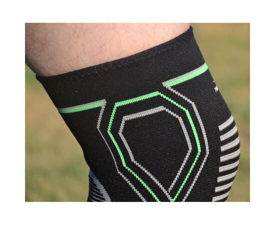 Фиксатор колена PowerPlay PP-4099 Knee SupportЧорно/Зелені L/XL (PP_4099_L/XL_Bl/Green), изображение 7 Фиксатор колена PowerPlay PP-4099 Knee SupportЧорно/Зелені L/XL (PP_4099_L/XL_Bl/Green), изображение 7