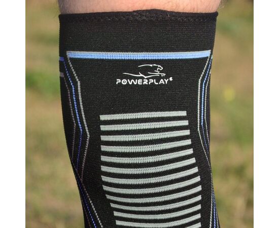 Фиксатор колена PowerPlay PP-4099 Knee SupportЧорно/Сині L/XL (PP_4099_L/XL_Bl/Blue), изображение 7 Фиксатор колена PowerPlay PP-4099 Knee SupportЧорно/Сині L/XL (PP_4099_L/XL_Bl/Blue), изображение 7