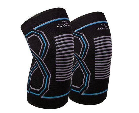 Фиксатор колена PowerPlay PP-4099 Knee SupportЧорно/Сині S/M (PP_4099_S/M_Bl/Blue)