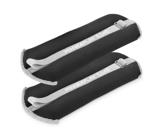Утяжелитель PowerPlay PP-4349 Ankle/Wrist Weights 0,5 х 2 шт Чорні (PP_4349_Black_0.5), изображение 2 Утяжелитель PowerPlay PP-4349 Ankle/Wrist Weights 0,5 х 2 шт Чорні (PP_4349_Black_0.5), изображение 2
