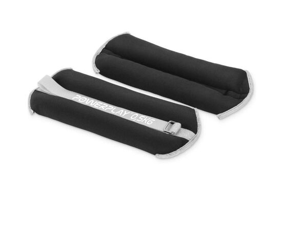 Утяжелитель PowerPlay PP-4349 Ankle/Wrist Weights 0,5 х 2 шт Чорні (PP_4349_Black_0.5), изображение 3 Утяжелитель PowerPlay PP-4349 Ankle/Wrist Weights 0,5 х 2 шт Чорні (PP_4349_Black_0.5), изображение 3