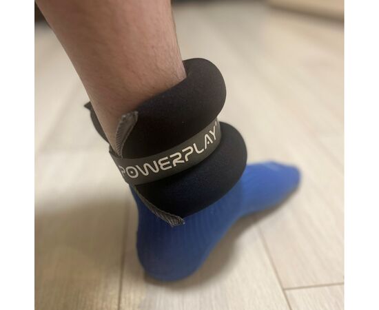 Утяжелитель PowerPlay PP-4349 Ankle/Wrist Weights 0,5 х 2 шт Чорні (PP_4349_Black_0.5), изображение 9 Утяжелитель PowerPlay PP-4349 Ankle/Wrist Weights 0,5 х 2 шт Чорні (PP_4349_Black_0.5), изображение 9