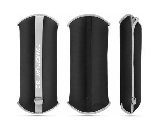 Утяжелитель PowerPlay PP-4349 Ankle/Wrist Weights 2 х 2 шт Чорні (PP_4349_Black_2), изображение 4 Утяжелитель PowerPlay PP-4349 Ankle/Wrist Weights 2 х 2 шт Чорні (PP_4349_Black_2), изображение 4