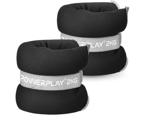 Утяжелитель PowerPlay PP-4349 Ankle/Wrist Weights 2 х 2 шт Чорні (PP_4349_Black_2), изображение 6 Утяжелитель PowerPlay PP-4349 Ankle/Wrist Weights 2 х 2 шт Чорні (PP_4349_Black_2), изображение 6