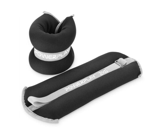 Утяжелитель PowerPlay PP-4349 Ankle/Wrist Weights 2 х 2 шт Чорні (PP_4349_Black_2)