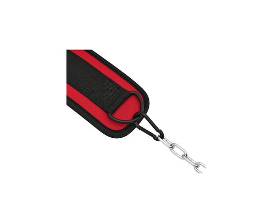Утяжелитель RDX Пояс з ланцюгом T7 Pro Dipping Belt 2 Layer Red (WDB-T7R), изображение 3 Утяжелитель RDX Пояс з ланцюгом T7 Pro Dipping Belt 2 Layer Red (WDB-T7R), изображение 3
