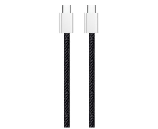 Дата кабель USB-C to USB-C 2.0m (braided cotton) (PD Fast Charging 60W) 3.0А black ColorWay (CW-CBPDCC068-BK), изображение 7 Дата кабель USB-C to USB-C 2.0m (braided cotton) (PD Fast Charging 60W) 3.0А black ColorWay (CW-CBPDCC068-BK), изображение 7