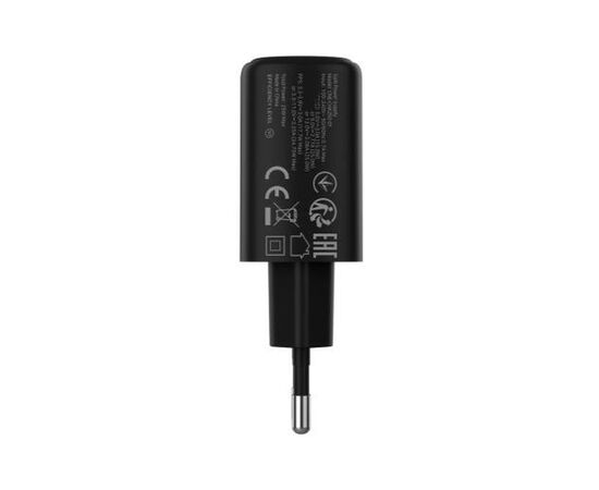 Зарядное устройство Canyon OnCharge 250 25W 1xPD EU Black (CNE-CHA250-11), изображение 3 Зарядное устройство Canyon OnCharge 250 25W 1xPD EU Black (CNE-CHA250-11), изображение 3