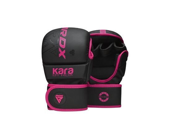 Перчатки для MMA RDX F6 Matte Pink Plus M/L (GSR-F6MP-M/L+), изображение 2 Перчатки для MMA RDX F6 Matte Pink Plus M/L (GSR-F6MP-M/L+), изображение 2
