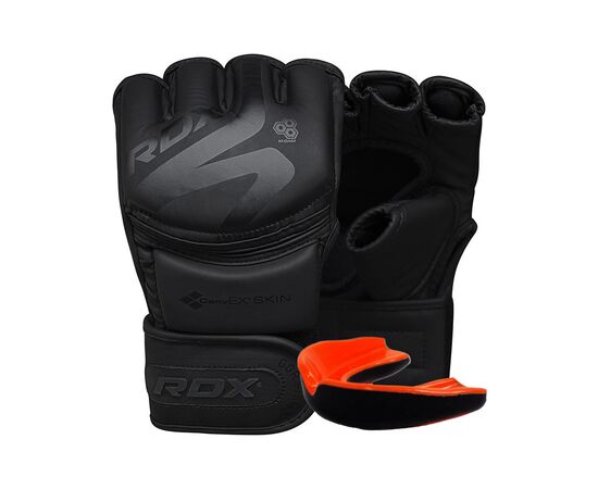 Рукавички для MMA RDX F15 Noir Matte Black S (GGR-F15MB-S)