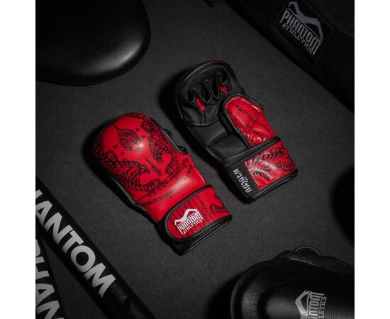 Перчатки для MMA Phantom Muay Thai Red S/M (PHMMAG2705-SM), изображение 9 Перчатки для MMA Phantom Muay Thai Red S/M (PHMMAG2705-SM), изображение 9