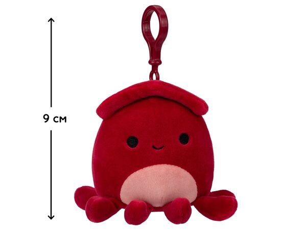 Мягкая игрушка Squishmallows на клипсе – Кальмар Альтман 9 см (SQCP00146), изображение 2 Мягкая игрушка Squishmallows на клипсе – Кальмар Альтман 9 см (SQCP00146), изображение 2
