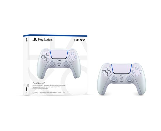 Геймпад Sony Playstation DualSense Bluetooth PS5 Chrome Pearl (1000044446), изображение 2 Геймпад Sony Playstation DualSense Bluetooth PS5 Chrome Pearl (1000044446), изображение 2