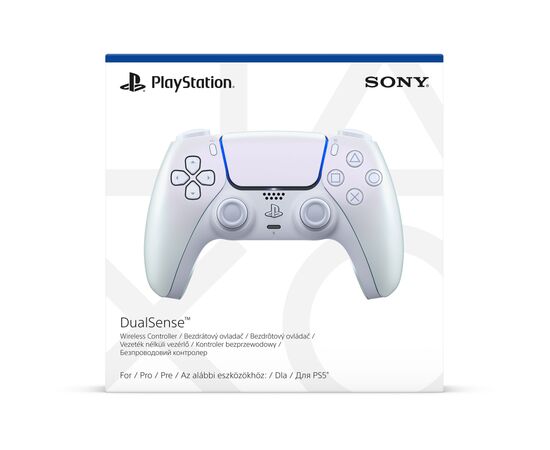 Геймпад Sony Playstation DualSense Bluetooth PS5 Chrome Pearl (1000044446), изображение 4 Геймпад Sony Playstation DualSense Bluetooth PS5 Chrome Pearl (1000044446), изображение 4