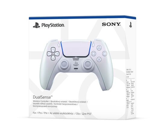 Геймпад Sony Playstation DualSense Bluetooth PS5 Chrome Pearl (1000044446), изображение 5 Геймпад Sony Playstation DualSense Bluetooth PS5 Chrome Pearl (1000044446), изображение 5