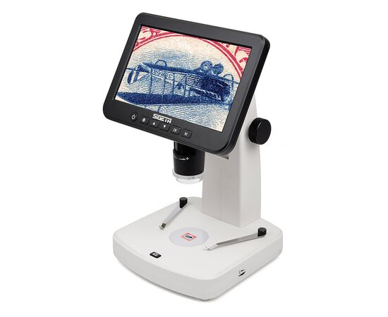 Микроскоп Sigeta Цифровий Numeric Pro 10x-300x 5 MP 7" LCD (65512), изображение 2 Микроскоп Sigeta Цифровий Numeric Pro 10x-300x 5 MP 7" LCD (65512), изображение 2