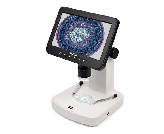 Мікроскоп Sigeta Цифровий Numeric Pro 10x-300x 5 MP 7" LCD (65512)