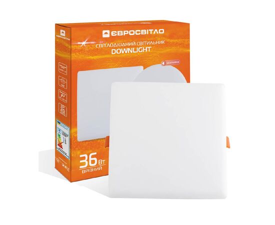 Светильник точечный Євросвітло LED-S-220-36 6400К без рамки