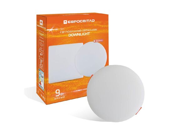 Світильник точковий Євросвітло LED-R-100-9 6400К без рамки